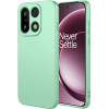 Phonesta Soft Silk Silikónový Zadný kryt puzdro pre OnePlus 15 - Matcha zelená