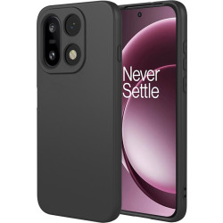 Phonesta Soft Silk Silikónový Zadný kryt puzdro pre OnePlus 15 - Čierna