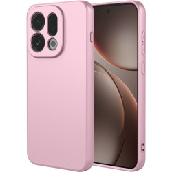 Phonesta Soft Silk Silikónový Zadný kryt puzdro pre Oppo Find X9 - Ružová