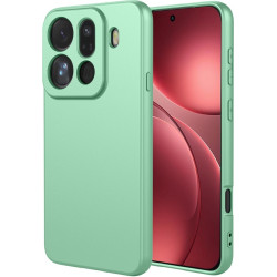 Phonesta Soft Silk Silikónový Zadný kryt puzdro pre Oppo Find X9 Pro - Matcha zelená