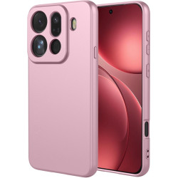 Phonesta Soft Silk Silikónový Zadný kryt puzdro pre Oppo Find X9 Pro - Ružová