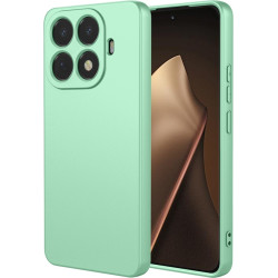 Phonesta Soft Silk Silikónový Zadný kryt puzdro pre Xiaomi 15T Pro - Matcha zelená
