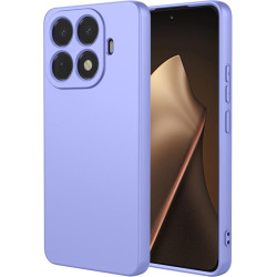 Phonesta Soft Silk Silikónový Zadný kryt puzdro pre Xiaomi 15T Pro - Fialová
