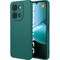 Phonesta Soft Silk Silikónový Zadný kryt puzdro pre Xiaomi Redmi 15C / Xiaomi Poco C85 - Tmavozelená
