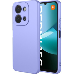 Phonesta Soft Silk Silikónový Zadný kryt puzdro pre Xiaomi Redmi 15C / Xiaomi Poco C85 - Fialová