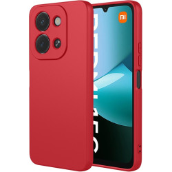 Phonesta Soft Silk Silikónový Zadný kryt puzdro pre Xiaomi Redmi 15C / Xiaomi Poco C85 - Červená