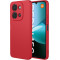 Phonesta Soft Silk Silikónový Zadný kryt puzdro pre Xiaomi Redmi 15C / Xiaomi Poco C85 - Červená