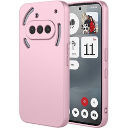 Phonesta Soft Silk Silikónový Zadný kryt puzdro pre Nothing Phone (3a) - Ružová