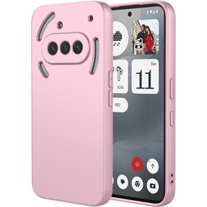 Phonesta Soft Silk Silikónový Zadný kryt puzdro pre Nothing Phone (3a) - Ružová