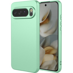 Phonesta Soft Silk Silikónový Zadný kryt puzdro pre Google Pixel 10 Pro XL - Matcha zelená