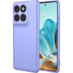 Phonesta Soft Silk Silikónový Zadný kryt puzdro pre Motorola Edge 60 / Edge 60 Fusion - Fialová