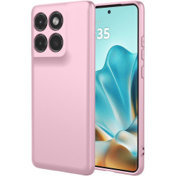 Phonesta Soft Silk Silikónový Zadný kryt puzdro pre Motorola Edge 60 / Edge 60 Fusion - Ružová