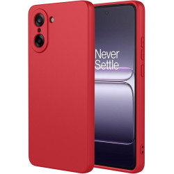 Phonesta Soft Silk Silikónový Zadný kryt puzdro pre OnePlus Nord CE5 - Červená
