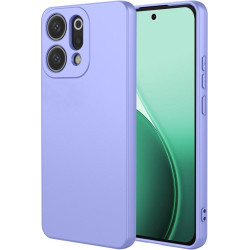 Phonesta Soft Silk Silikónový Zadný kryt puzdro pre Oppo Reno14 - Fialová