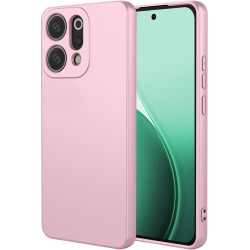 Phonesta Soft Silk Silikónový Zadný kryt puzdro pre Oppo Reno14 - Ružová