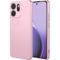 Phonesta Soft Silk Silikónový Zadný kryt puzdro pre Oppo Reno14 F/FS - Ružová