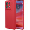 Phonesta Soft Silk Silikónový Zadný kryt puzdro pre Motorola Edge 50 Pro - Červená