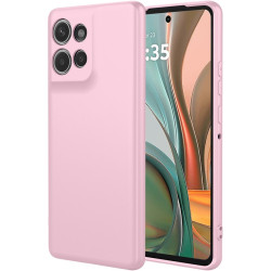 Phonesta Soft Silk Silikónový Zadný kryt puzdro pre Motorola Moto G75 - Ružová
