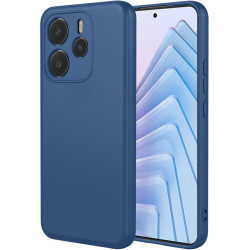 Phonesta Soft Silk Silikónový Zadný kryt puzdro pre Xiaomi Redmi Note 14 5G - Tmavomodrá