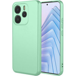 Phonesta Soft Silk Silikónový Zadný kryt puzdro pre Xiaomi Redmi Note 14 5G - Matcha zelená
