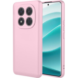 Phonesta Soft Silk Silikónový Zadný kryt puzdro pre Xiaomi Redmi Note 14 Pro 5G / Xiaomi Poco X7 - Ružová