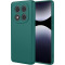 Phonesta Soft Silk Silikónový Zadný kryt puzdro pre Xiaomi Redmi Note 14 Pro 4G - Tmavozelená