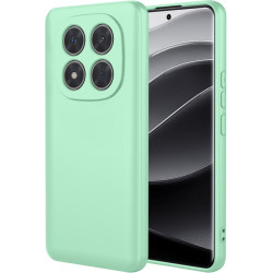 Phonesta Soft Silk Silikónový Zadný kryt puzdro pre Xiaomi Redmi Note 14 Pro Plus - Matcha zelená