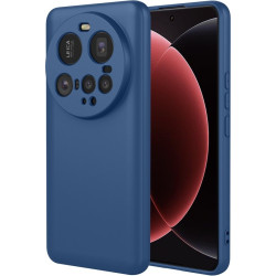 Phonesta Soft Silk Silikónový Zadný kryt puzdro pre Xiaomi 15 Ultra - Tmavomodrá