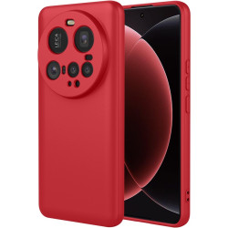 Phonesta Soft Silk Silikónový Zadný kryt puzdro pre Xiaomi 15 Ultra - Červená