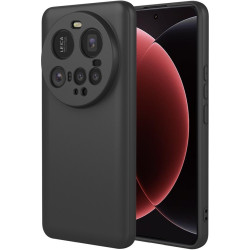 Phonesta Soft Silk Silikónový Zadný kryt puzdro pre Xiaomi 15 Ultra - Čierna