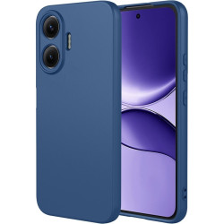 Phonesta Soft Silk Silikónový Zadný kryt puzdro pre Xiaomi Poco F7 - Tmavomodrá