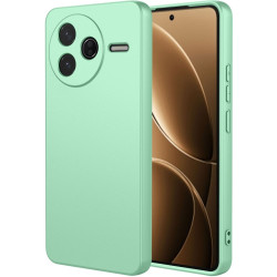 Phonesta Soft Silk Silikónový Zadný kryt puzdro pre Xiaomi Poco F7 Pro - Matcha zelená