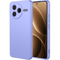 Phonesta Soft Silk Silikónový Zadný kryt puzdro pre Xiaomi Poco F7 Pro - Fialová