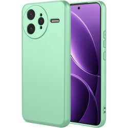 Phonesta Soft Silk Silikónový Zadný kryt puzdro pre Xiaomi Poco F7 Ultra - Matcha zelená
