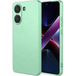 Phonesta Soft Silk Silikónový Zadný kryt puzdro pre Xiaomi Poco X7 Pro - Matcha zelená