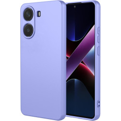 Phonesta Soft Silk Silikónový Zadný kryt puzdro pre Xiaomi Poco X7 Pro - Fialová