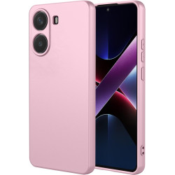 Phonesta Soft Silk Silikónový Zadný kryt puzdro pre Xiaomi Poco X7 Pro - Ružová