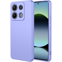 Phonesta Soft Silk Silikónový Zadný kryt puzdro pre Xiaomi Redmi Note 14S/13 Pro / Xiaomi Poco M6 Pro - Fialová