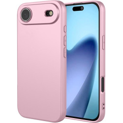 Phonesta Soft Silk Silikónový Zadný kryt puzdro pre Apple iPhone Air - Ružová