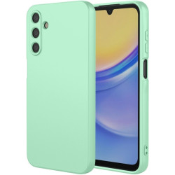 Phonesta Soft Silk Silikónový Zadný kryt puzdro pre Samsung Galaxy A17 - Matcha zelená