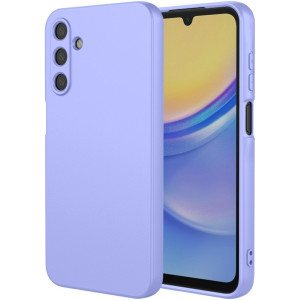 Phonesta Soft Silk Silikónový Zadný kryt puzdro pre Samsung Galaxy A17 - Fialová