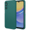 Phonesta Soft Silk Silikónový Zadný kryt puzdro pre Samsung Galaxy A56 - Tmavozelená