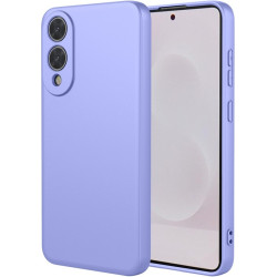 Phonesta Soft Silk Silikónový Zadný kryt puzdro pre Samsung Galaxy S25 Edge - Fialová