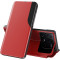 Phonesta Smart Side View Knižkové puzdro pre Xiaomi Poco F6 Pro - Červená