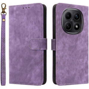 Phonesta Vintage Skin Book Peňaženkové puzdro pre Xiaomi Redmi Note 15 4G/5G / Xiaomi Poco M8 - Fialové