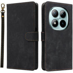 Phonesta Vintage Skin Book Peňaženkové puzdro pre Xiaomi Redmi Note 15 Pro 4G - Čierne