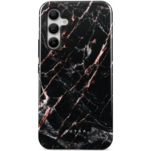 Burga Tough Zadný kryt puzdro pre Samsung Galaxy A55 - Rose Gold Marble