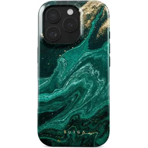 Burga Tough Zadný kryt puzdro pre Apple iPhone 16 Pro - Emerald Pool