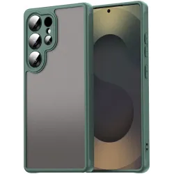 Phonesta AirFrost Zadný kryt puzdro pre Samsung Galaxy S25 Ultra - Matné zelené