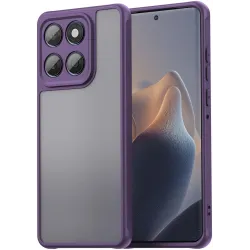 Phonesta AirFrost Zadný kryt puzdro pre Motorola Edge 60 / Edge 60 Fusion - Matné fialové